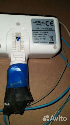 Тройник в прикуриватель