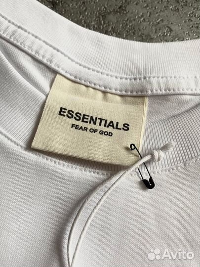 Футболка Essentials Fear of God белая