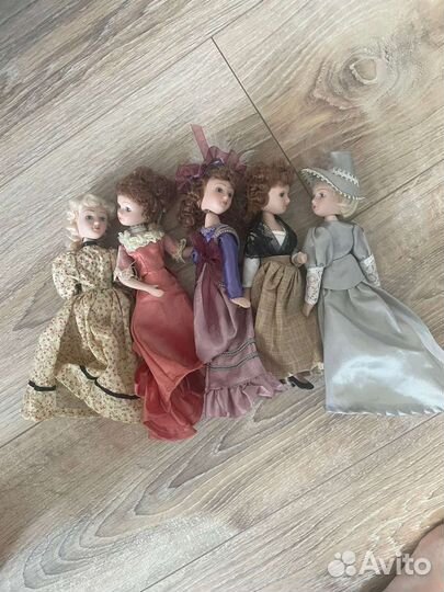 Кукла фарфоровая большая 45см высота