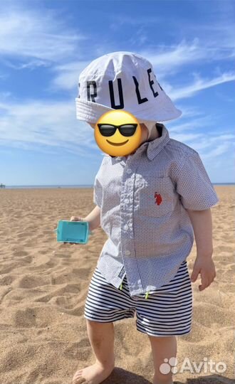 Us polo рубашка детская