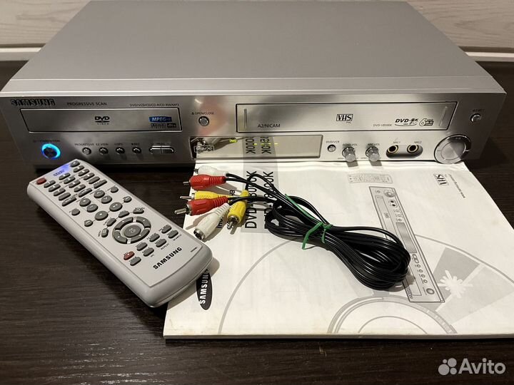 DVD VHS 6head полный комплект состояние Samsung