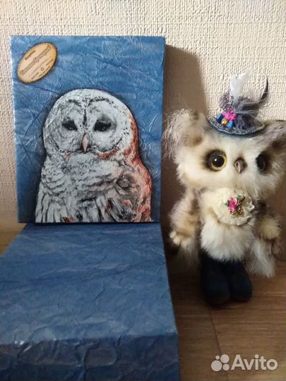 Сова. Авторская игрушка. Новая