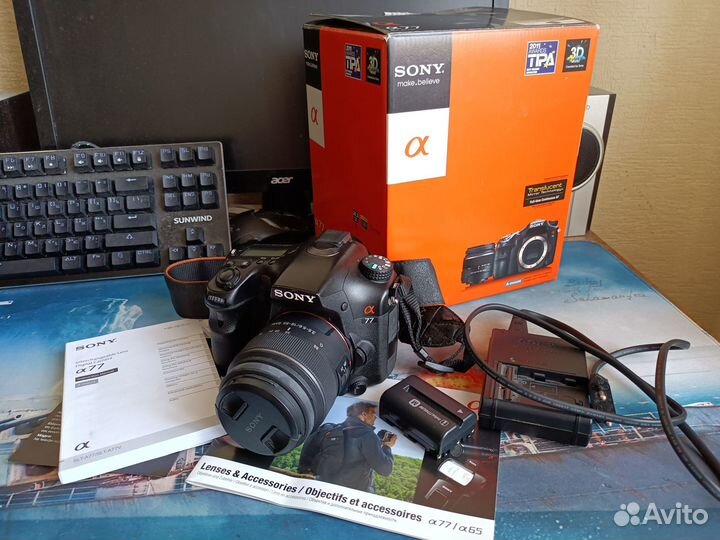 Sony SLT-A77+ 18-55mm F/3.5-5.6 DT