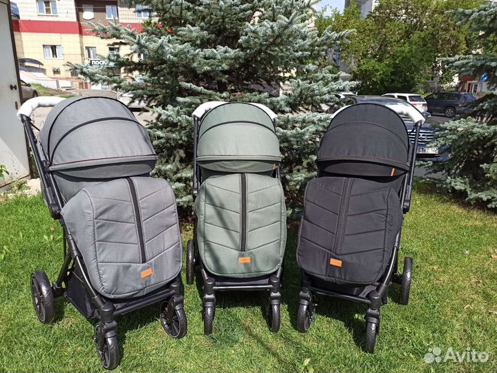 Новая коляска с перекидной ручкой Luxmom H2