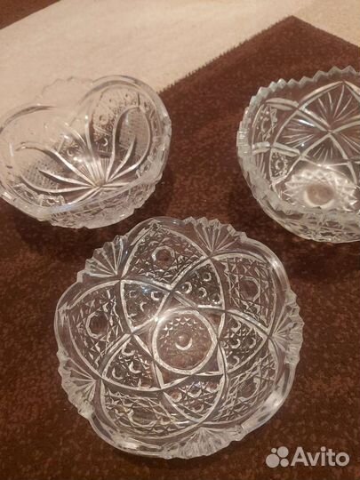 Посуда хрустальная ваза