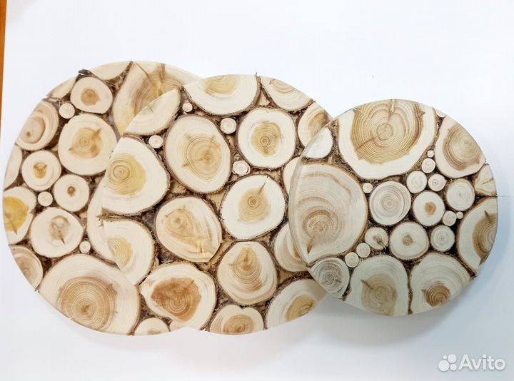 Подставка под горячее из можжевельника