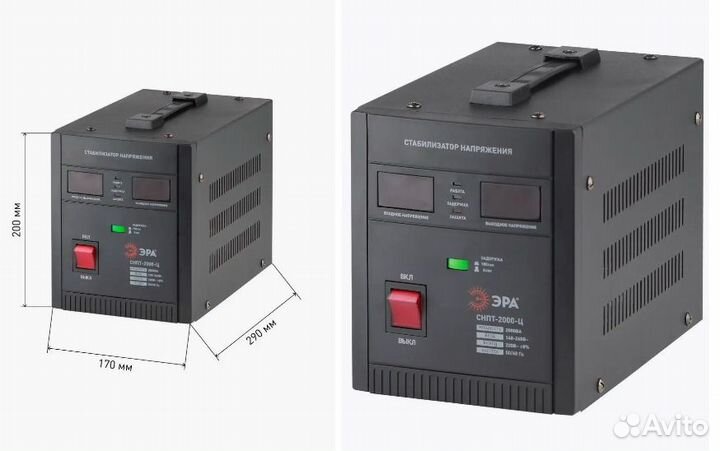 Стабилизатор напряжения 220v. 2000 Вт. Новые