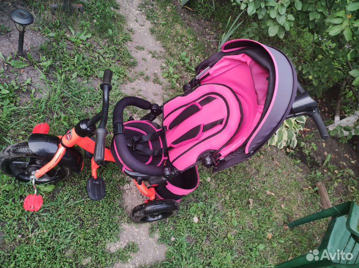 Trike TA5 Велосипед трехколесный с ручкой