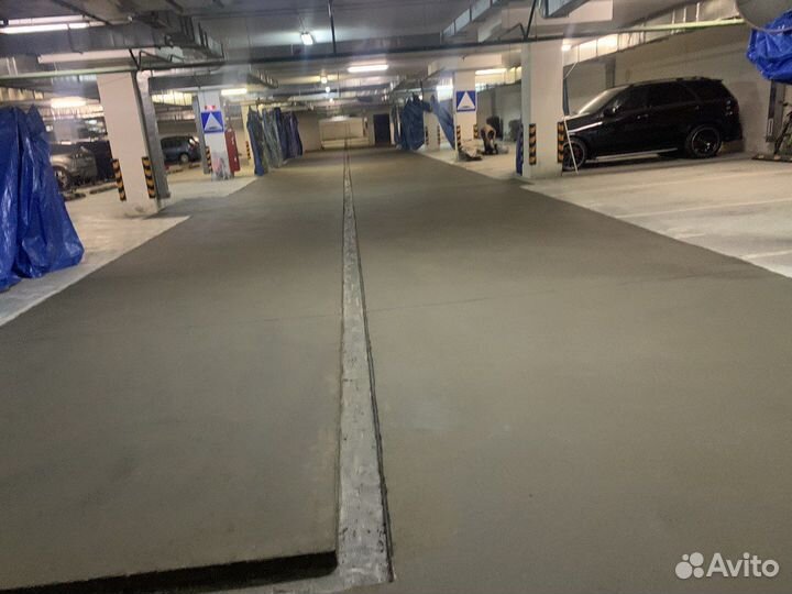 Механизированная полусухая стяжка под ключ