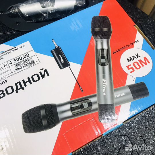 Набор беспроводных качественных микрофонов