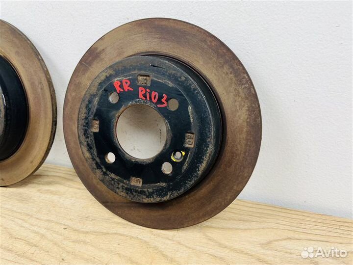 Диск тормозной задний Hyundai Solaris 1 G4FA 1.4