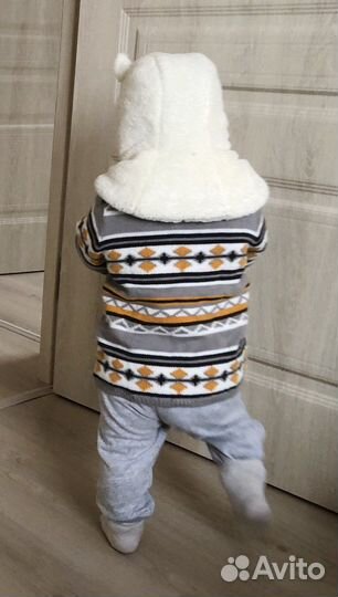 Шапка-шлем плюшевая детская