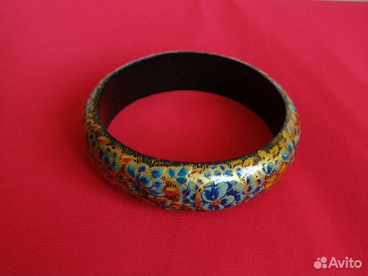 Браслет индийский деревянный винтаж