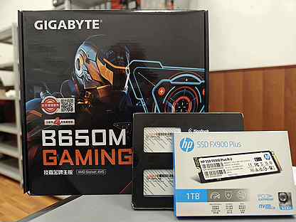 Мп Gigabyte B650M Gaming + SSD 1T + DDR5 32G