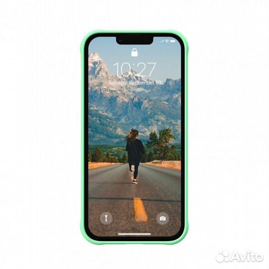 Чехол UAG Dot для iPhone 13 салатовый