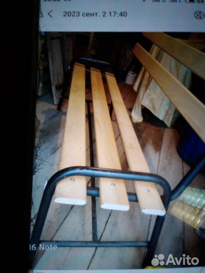 Продам деревянную скамейку