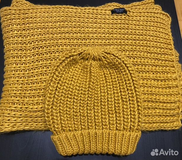 Шапка и шарф zara