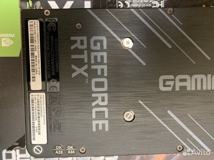 Видеокарта RTX 3070ti Palit GaimingPro 8 gb