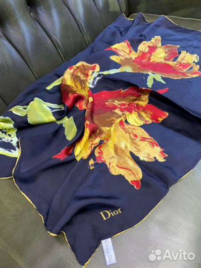 Платок dior и палантин burberry италия шелк