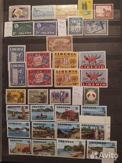 Почтовые марки красный крест, Испания, Либерия