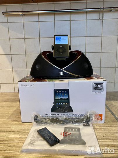 JBL, onbeat, колонка докстанция, для iPhone, iPad
