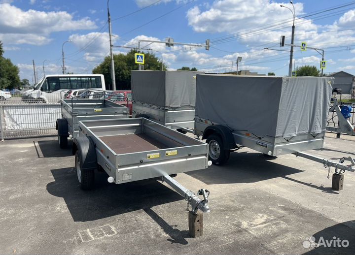 Прицеп Мзса компакт с тентом 2,1х1,1х0,6м