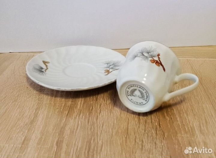 Чашка с блюдцем Fine Porcelain Taiwan