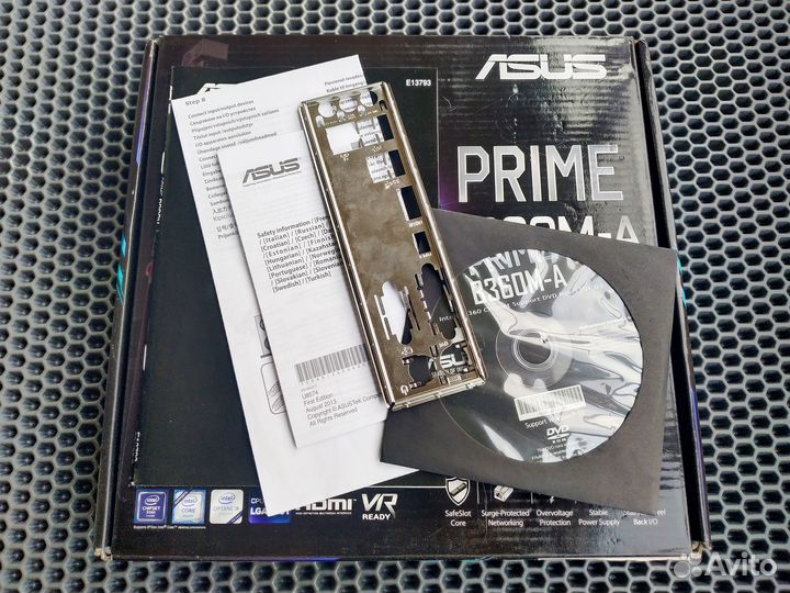 Материнская плата asus prime B360M-A s1151 v2