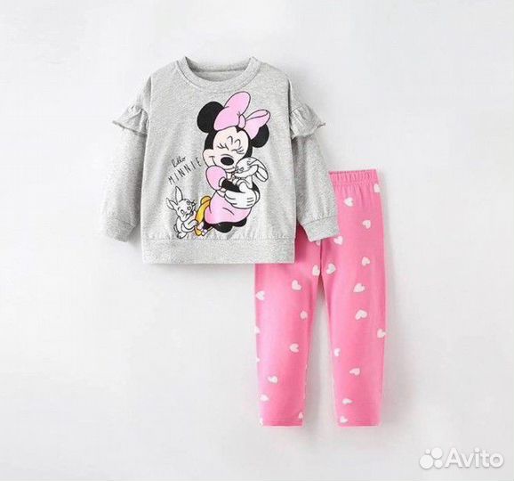 Костюм для девочек с Минни 90,100,110,120,130,140