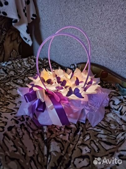 Букет из бабочек светящийся