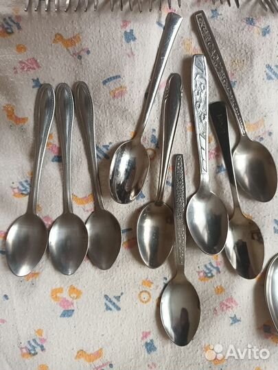 Ложки и Вилки столовые, чайные СССР