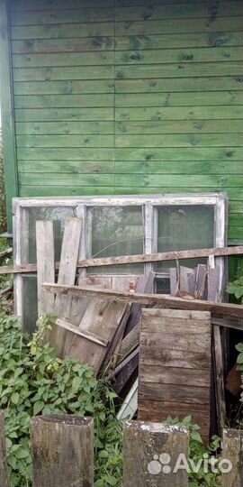 Оконные рамы, застекленные