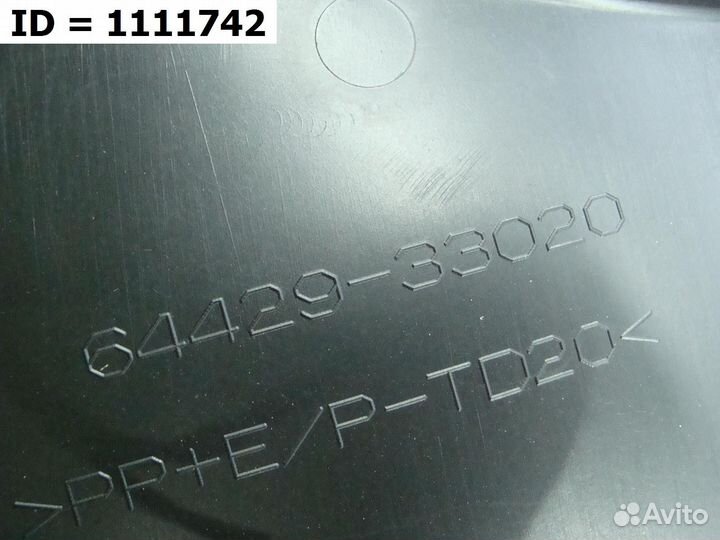 Ниша запасного колеса Toyota Camry