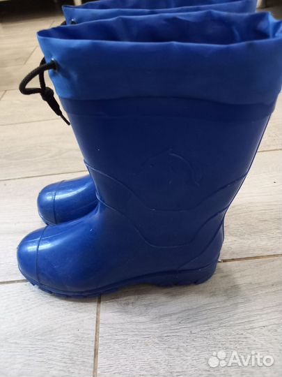 Детские резиновые сапоги