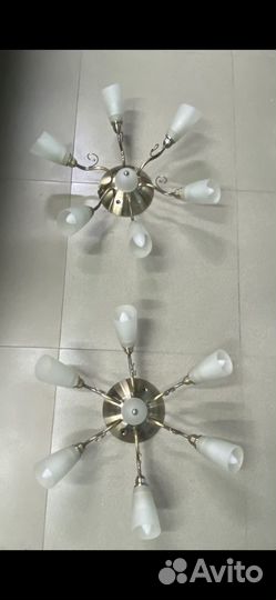 Люстра бронза