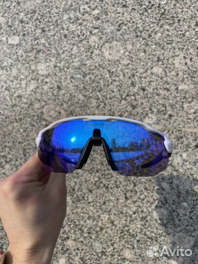 Новые Очки Oakley Radar Ev Advancer White/Blue