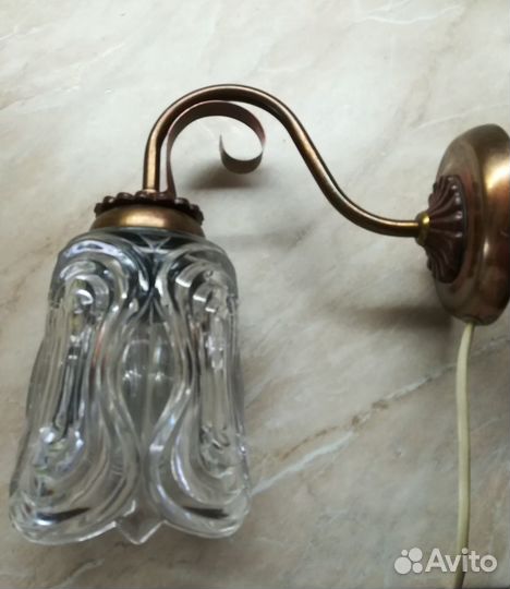 Бра хрустальная