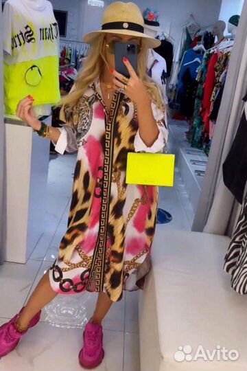 Платье рубашка 48 50