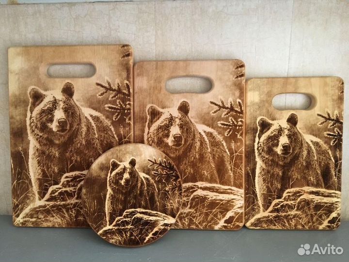 Доска разделочная из кедра