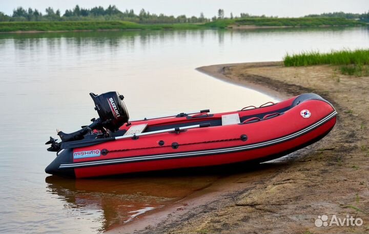 Моторная лодка mishimo lite 350 (красная)
