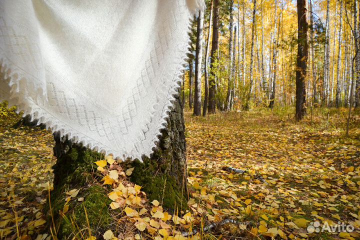 Оренбургский пуховый платок