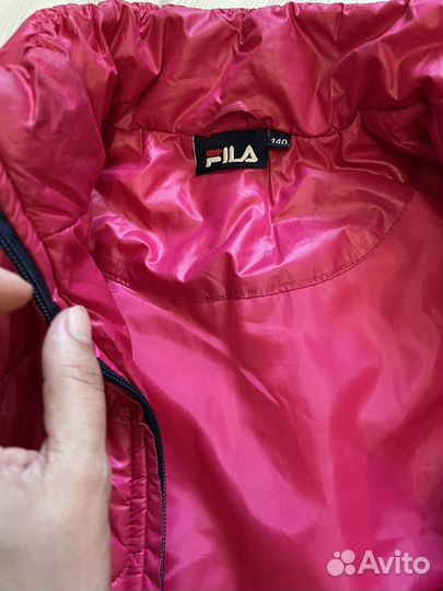 Жилетка детская для девочки осень весна Fila