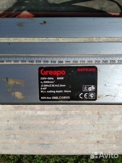 Плиткорез электрический водяной Greapo gstr200(рар