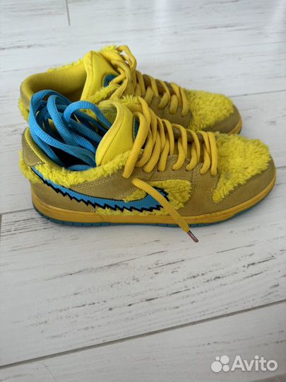 Nika sb dunk low grateful dead bears yellow