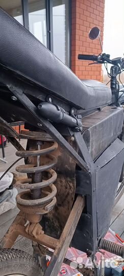 Электробайк кастомный полный привод