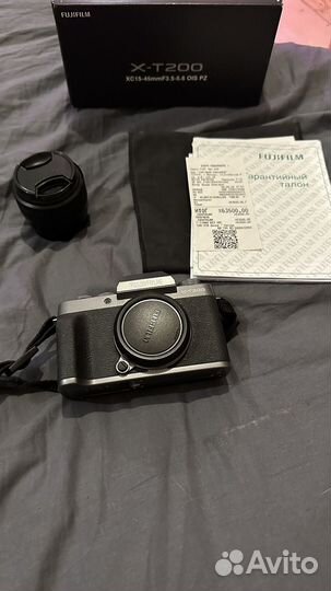 Fujifilm xt 200 беззеркальная камера