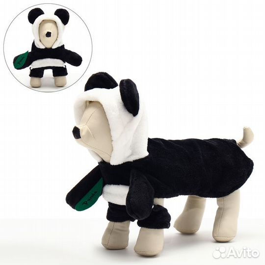Костюм 'Панда', мороз M (дс 34, ог 43, ош 20 см, в