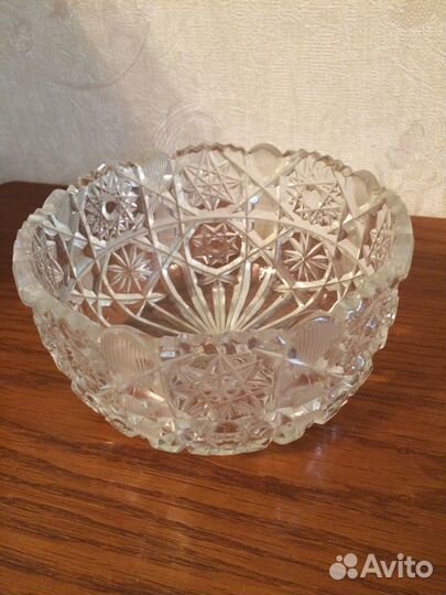Посуда из хрусталя времен СССР