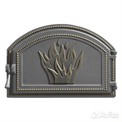 Печная дверца Везувий 223 (бронза)