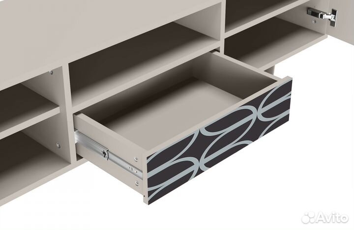 Тв-тумба T6 - Сатин - Braided Blue